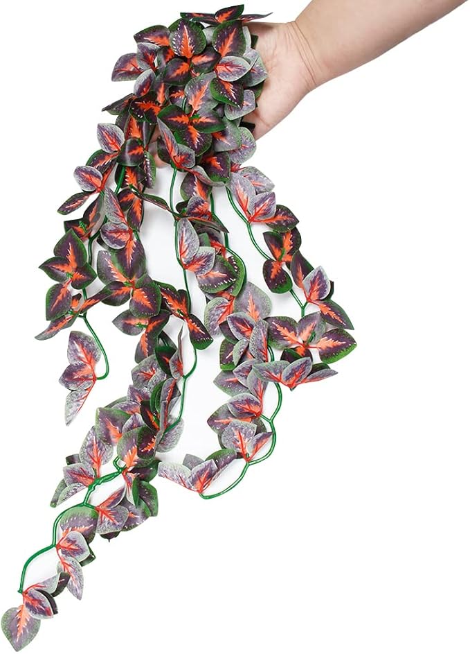 50cm/20in Aquarium Decorations Plants Artificial Fake Plastic Water Grass Plants for Fish Tank Aquarium Decor Artificial Hanging Plants