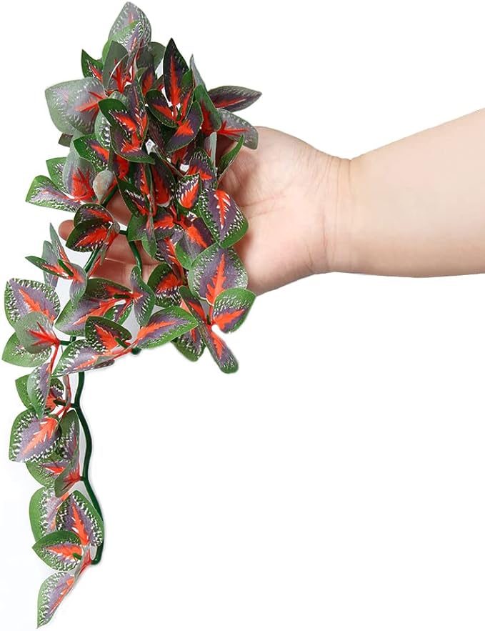 30cm/12in Aquarium Decorations Plants Artificial Fake Plastic Water Grass Plants for Fish Tank Aquarium Decor Artificial Hanging Plants