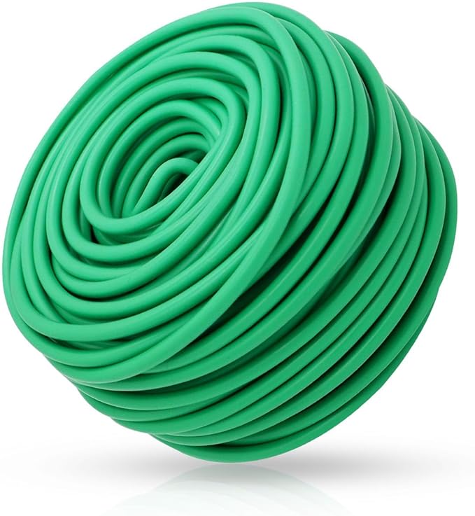 Garden Flexible Wire Tie, TPR Soft Twist Plant Ties Support Plant Vines for Supporting and Fixing Garden Planting Branches Vines & Stems ,Organize Data Wire and Office Organization (100ft, 0.2in)