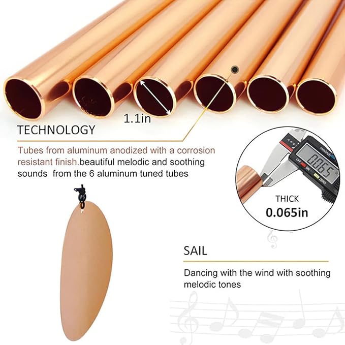 Personalized Wedding Gifts Wind Chime, Wedding Gift for Newlywed Couple 2025, Bridal Shower Gifts for Guests, Celebrate Bride Groom Husband Wife Engagement Gift Anniversary, 36inch and 42inch