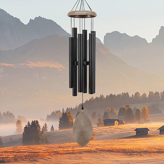 ASTARIN Wind Chimes for Outside Deep Tone,36 Inch Windchime Outdoors，Chimes for Outdoors,Sympathy Wind Chimes Memorial for Mom Dad，All Metal Wind Chime