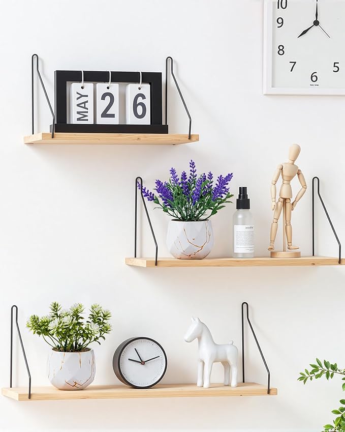 2 Pack Artificial Pot Flowers Small Fake Plants, Artificial Lavender & Wildflower Potted Plants, Fake Mini Plants for Home Decor, Tabletop, Shelf, Office, Bathroom, Farmhouse