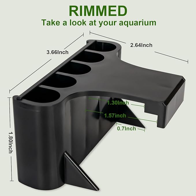 2 PCS Aquarium Plant Holder Top Hanging Fish Tank Plant Pot Aquarium Planter Cups for Water Feature Decoration