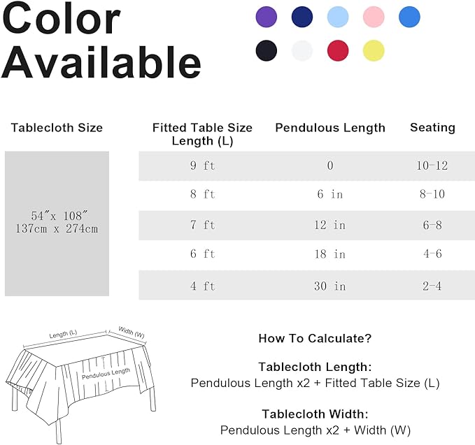 3 Pack Navy Blue and Gold Dot Tablecloth, Blue Plastic Table Cloths for Parties Disposable, 54x108in Waterproof Rectangular Camping Tablecloth for Birthday Party Graduation Picnic Baby Shower