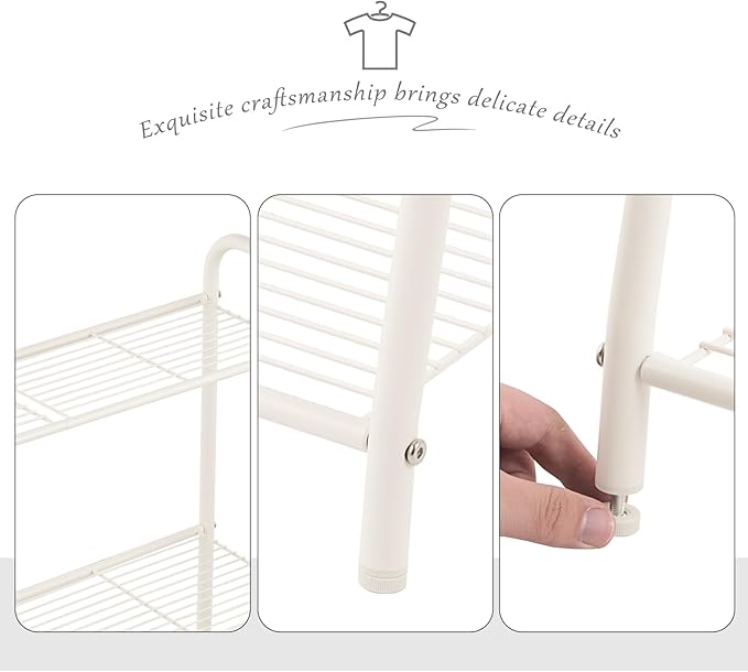 Metal Plant Stand Indoor Outdoor for Multiple Plants,3 Tier Plant Shelf,Large Heavy Duty Flower Holder Ladder Plant for Living Room, Patio, Balcony (White)