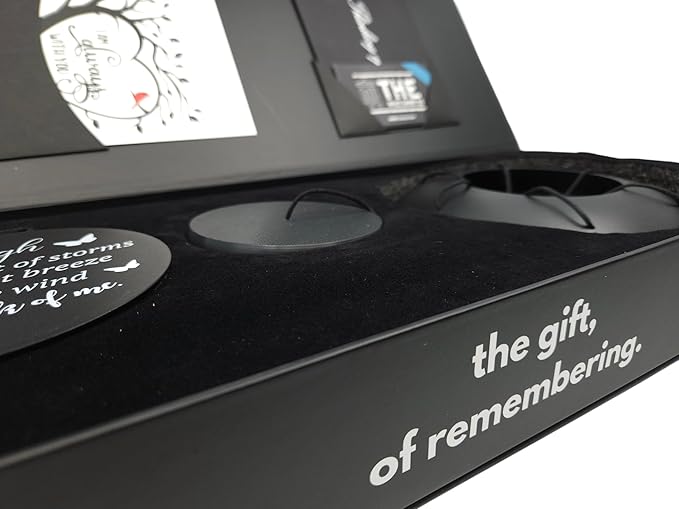 The Wind Chime CO Deep Tone Sympathy Wind Chime with 6 Andonized Aluminum Tubes Tuned Soothing Melody, Memorial Wind Chimes for Outside Decoration (Patio, Graden, Yard) 40"