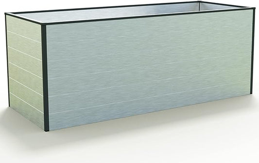 Christina 2.5 ft Tall Raised Garden Bed (2.5'W x 6.4'L), Anodized Aluminum