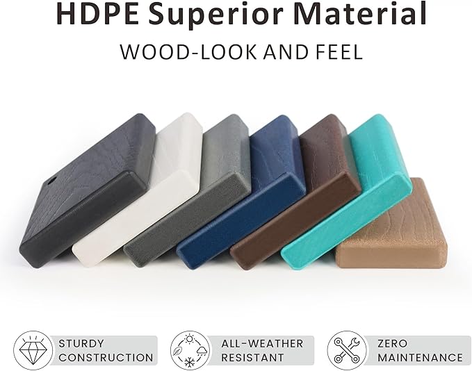 Raised Garden Bed Outdoor with Legs,HDPE Elevated Planter Box Rot-Resistant and Non-Cracking,Raised Beds for Gardening for Backyard, Patio, Balcony, 300lb Capacity Navy