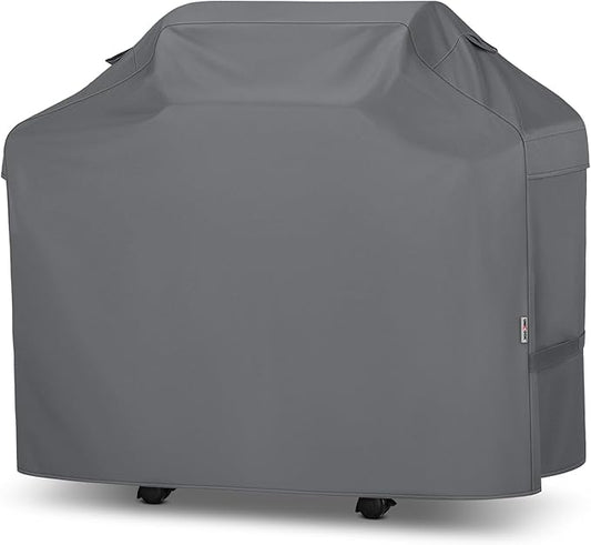 Unicook 50 Inch Grill Cover for 48 Inch Outdoor Grill, Heavy Duty Waterproof BBQ Cover Compatible with Weber Spirit 200 Series, Fade Resiatnt Gas Barbecue Protector, All Weather Protection, Grey