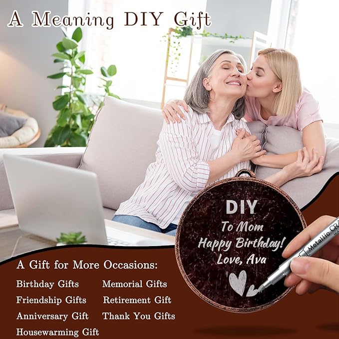 Memorial Wind Chimes for Outside, Sympathy Gifts for Loss of Loved One, Memorial Gift for Loss of Mom Dad Grandparent, Vintage Tree of Life Deep Tone Windchimes Outdoor (DIY 34" Tree of Life)