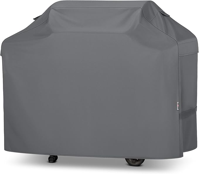 Unicook 65 Inch Grill Cover for Outdoor Grill, Heavy Duty Waterproof BBQ Cover, Fade Resistant Gas Barbecue Protector, Compatible with Weber, Char-Broil, Nexgrill BBQs up to 63" Wide, Gray