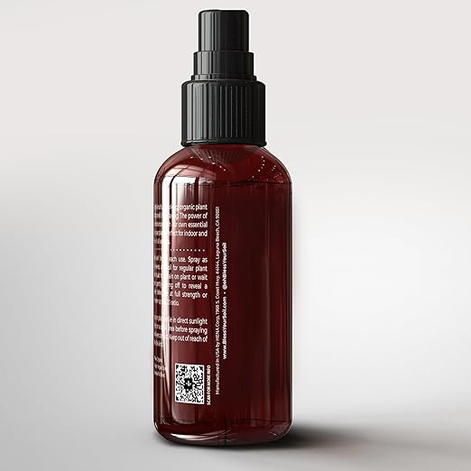 Big Leaf Energy : 4 OZ Trial Size : Ready-to-Use Spray for Plant Wellness : Organic Leaf Shine and Conditioner