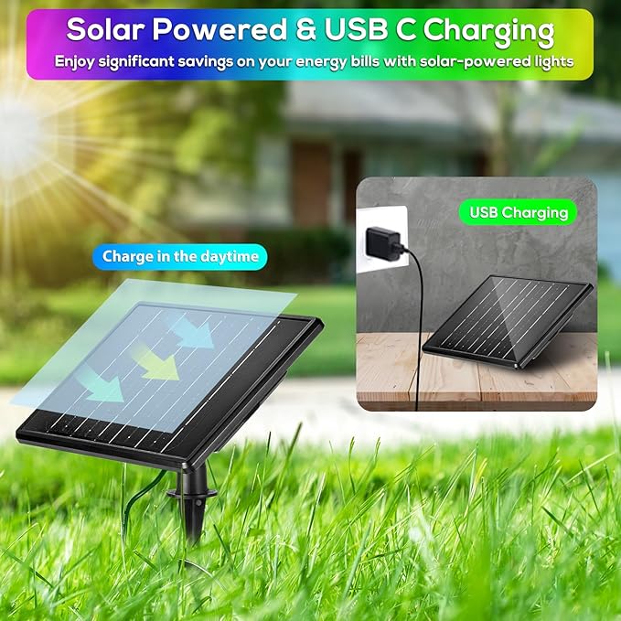 ZYAN Solar Spotlights Outdoor, Solar Landscape Lights with Remote Control, RGBW Colored Spot Lights for Yard, Garden, Lawn, Plant, Tree, Pool Areas, Auto On/Off, Dimmable & Waterproof (12 Pack)