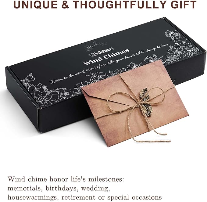 Memorial Wind Chimes for Outside, Sympathy Gifts for Loss of Loved One, Memorial Gift for Loss of Mom Dad Grandparent, Vintage Tree of Life Deep Tone Windchimes Outdoor (32" Tree of Life)