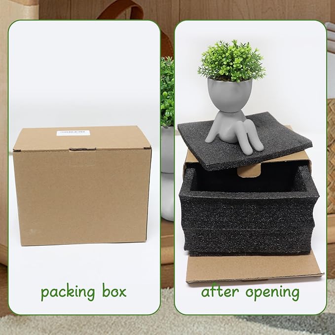 Zerzsy Mini Succulent Plant Fake Plants Succulents Plants Artificial for Home Bathroom Living Room Office Decor Cute Desktop Decoration