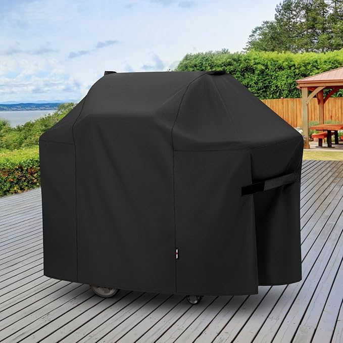 Unicook 52 Inch Grill Cover for Weber Spirit 200 and 300 Series, Gas BBQ Cover for Outdoor Grill, Heavy Duty Waterproof Fade Resistant, Compared to Weber 7106