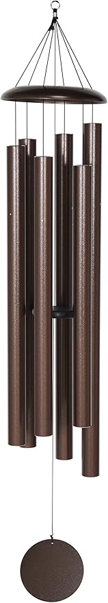 Corinthian Bells by Wind River – 78 inch Copper Vein Wind Chime for Patio, Backyard, Garden, and Outdoor décor (Aluminum Chime) Made in The USA