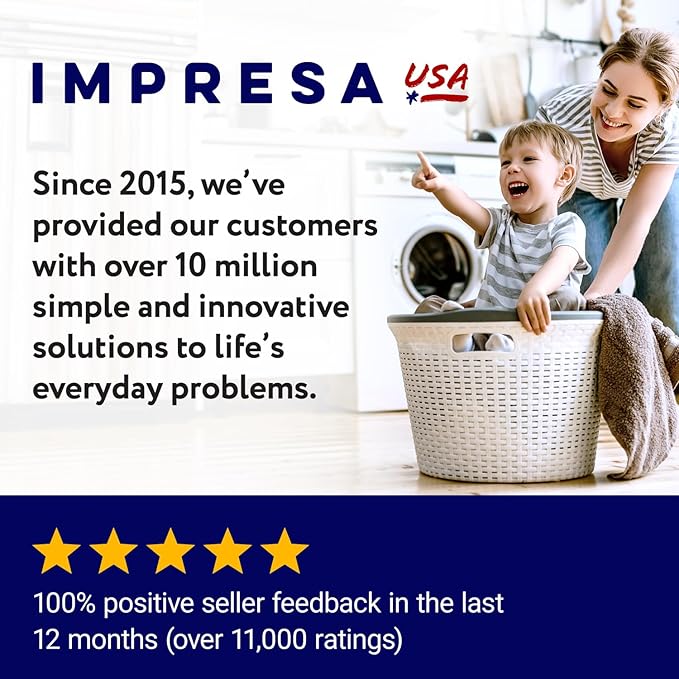 IMPRESA Lopper Replacement Blades - 2 Pack, Compatible with Fiskars PowerGear 25"/31" & PowerGear 2 27"/32" - Bypass Lopper Blades - PTFE-Coated for Gardening Tools - Ambidextrous with Storage Bag