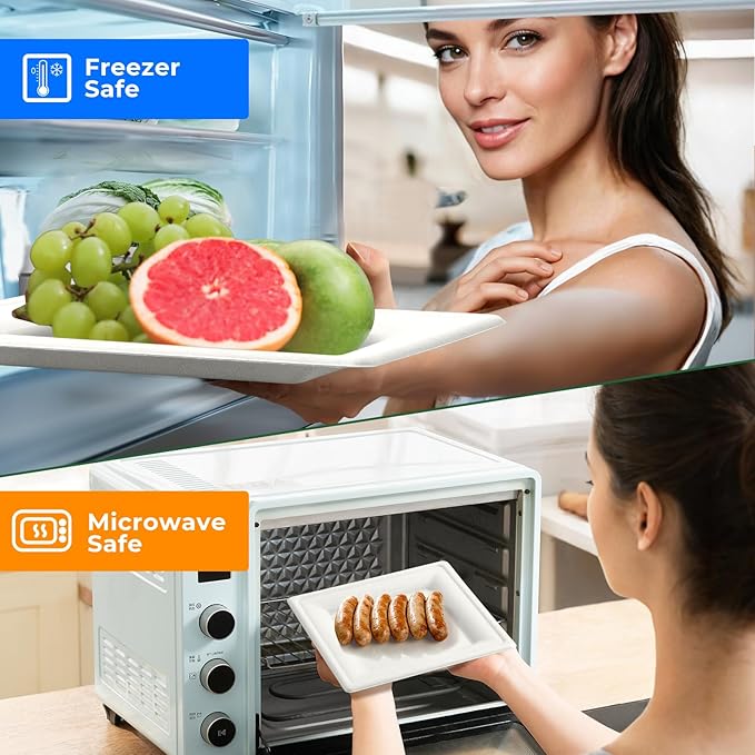 100% Compostable Paper Plates, and Biodegradable Set Includes Forks Spoons and Knives Perfect for Eco Friendly Parties and Gatherings（White 300pcs)