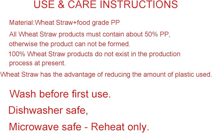 Wheat Straw Dinnerware Unbreakable Wheat Straw Tumblers, Bowls & Plates Dinnerware Set | Set of 18 in 6 Assorted Color | Dishwasher safe, BPA Free