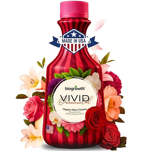 Concentrated Liquid Enzyme-Based Organic Plant Food | Organic Plant Fertilizer & Bloom Booster | Ideal for Flowers, Fruits & Vegetables, Indoor & Outdoor Gardening (8.45oz)