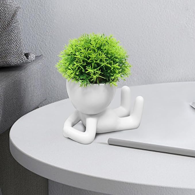 Zerzsy Mini Succulent Plant - Plants Gift - Cute Desktop Decoration Desk Decorations for Women Office -Small Plants Shelf Decor-Cute Cubicle Accessories-Set of 1