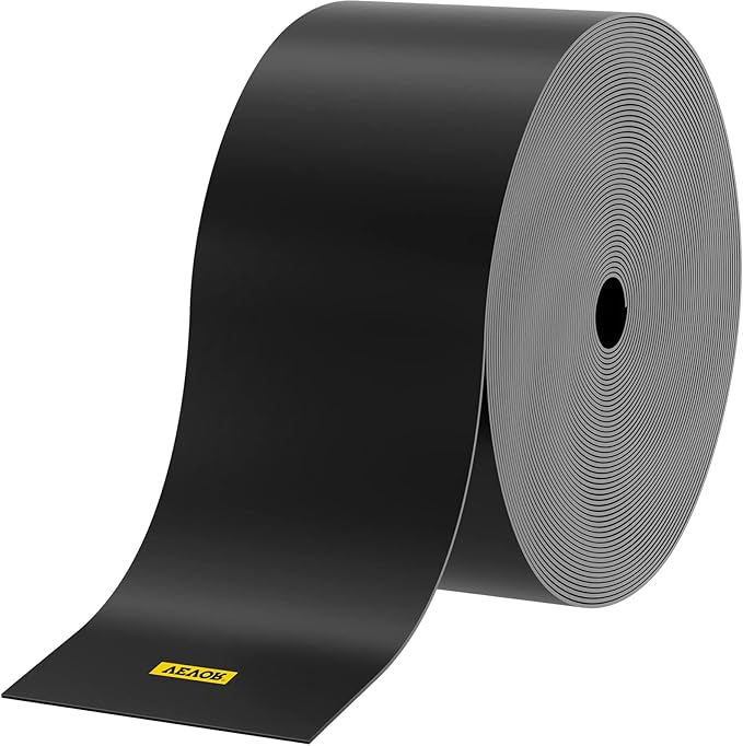 VEVOR Landscape Edging, 10 inch Depth 60 ft Total Length, Recycled HDPE Coiled Terrace Board, Flexible Bender Border for Landscaping, Lawn, Garden, Yard, Against Invading Weeds, Black