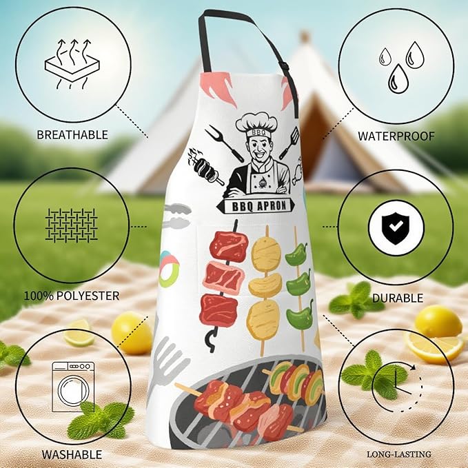 BBQ Blanket for Resting Meat-Insulated Smoker Grilling Bag Meat Resting Bags Meat Blanket Bag BBQ Accessories Smoker Accessories Grill Accessories Grilling Gifts for Men 6 PCS