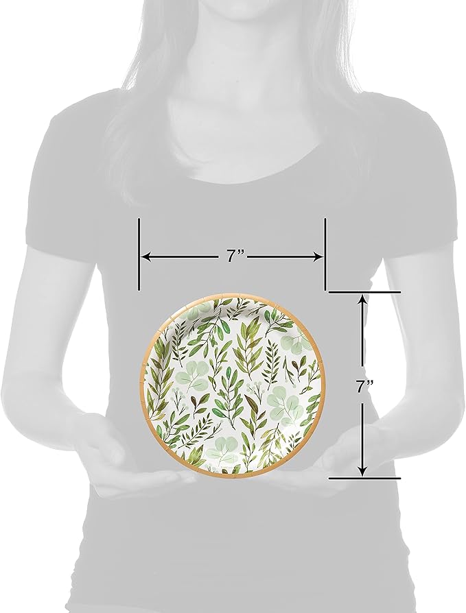 American Greetings Wedding or Bridal Shower Party Supplies, Dessert Plates (36-Count)