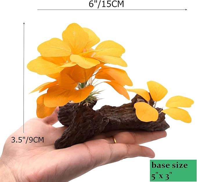 M2cbridge Artificial Fish Tank Plants Silk Aquarium Plastic Plant Aquatic Water Grass Foreground Decor(3PCS Big Colorful)