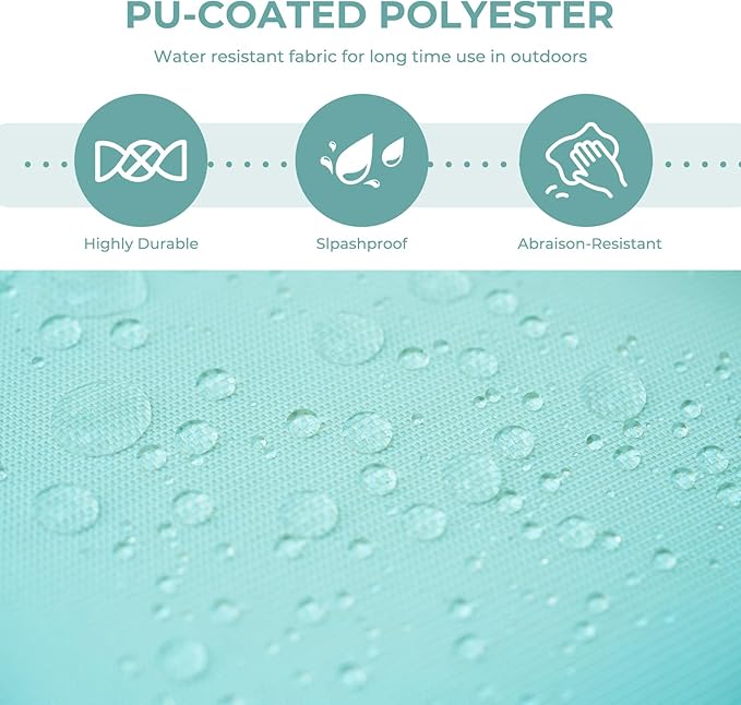 Grand patio 7-Piece Wicker Patio Furniture Set, Boho Outdoor Conversation Set Sectional Sofa with Water Resistant Thick Cushions and Coffee Table, Blue