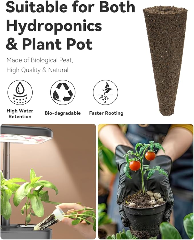 Fruits Seed Pod Kit for AeroGarden, Ahopegarden, iDoo, GARDENCUBE, MUFGA with Strawberry, Cucumber, Red/Golden Cherry Tomato, Compatible with All Indoor Hydroponics Growing System, 8-Pod