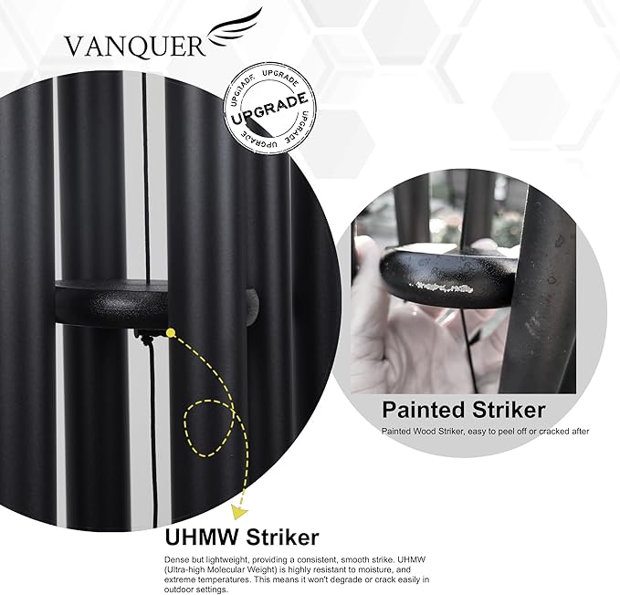 Extra Large Wind Chimes for Outside Deep Tone - 58'' Wind Chimes Outdoor Clearance, Deep Tone Wind Chime, Windchimes Outdoors, Memorial WindChimes, Sympathy Gift, Garden Patio Yard, Home Décor