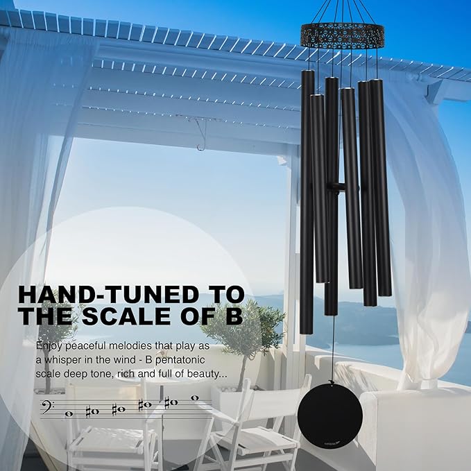 Extra Large Wind Chimes for Outside Deep Tone - 58'' Wind Chimes Outdoor Clearance, Deep Tone Wind Chime, Windchimes Outdoors, Memorial WindChimes, Sympathy Gift, Garden Patio Yard, Home Décor