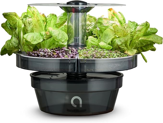 ATL1 Hydroponic Growing System Kit Garden Indoor Tabletop Garden Planter Tower with Self Watering & LED Light - Hydroponic Microgreens, Lettuce, Herbs, Sprouts in Your Home & Kitchen