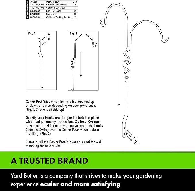 Yard Butler IYTUM-2H Yard Tree