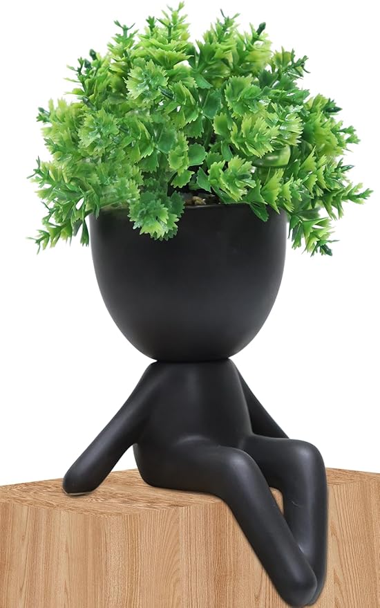 Zerzsy Fake Plants Succulents Plants Office Table Decor Indoor Mini Succulent Plant- Cute Fake Plant Bathroom Decoration Set of 1