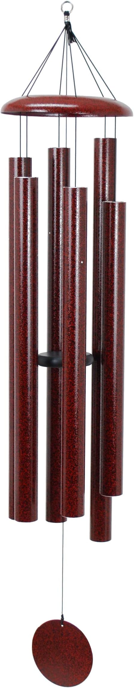 Corinthian Bells by Wind River - 65 inch Ruby Splash Wind Chime for Patio, Backyard, Garden, and Outdoor décor (Aluminum Chime) Made in The USA