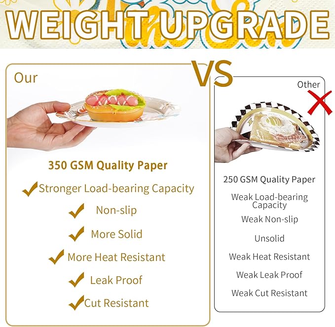 96Pcs Here Comes The Son Baby Shower Decorations Boho Retro Sun and Sunshine Plates and Napkins Sets First Trip Around The Sun Decorations Favor for Boys Sunshine 1st Birthday Party Supplies Serve 24