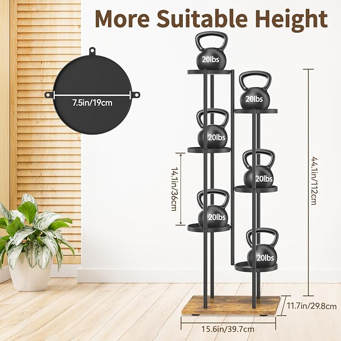 LASZOLA Black 6 Tier Plant Stand Indoor Heavy Duty Metal Planter Flower Holder Rack, Multi Modern Narrow Organizer, Floor Vertical Tower, Spiral Sturdy Decorate for House Bathroom Office Living Room
