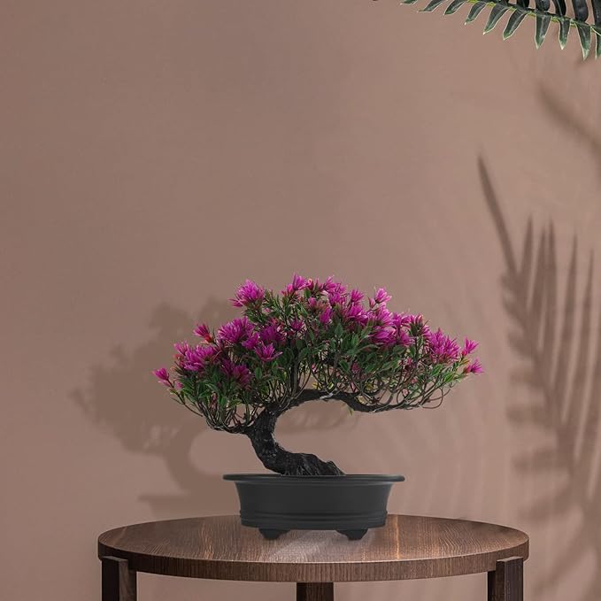 Hemoton Office Decor Artificial Pine Tree Christmas Party Decoration Bonsai Home Décor Fake Plants for Wall Farmhouse Room Décor 12.59x9.44 Color Home Decor