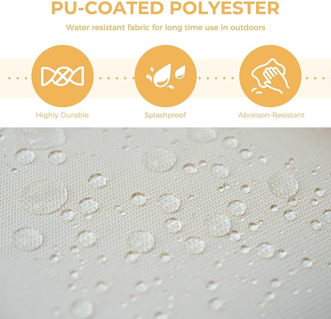 Grand patio 13-Piece Wicker Patio Furniture Set with Lift Top Coffee Storage Table, Outdoor Conversation Set Sectional Sofa with Water Resistant Thick Cushions, Cream