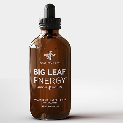 Big Leaf Energy, Neem Oil Concentrate + Essential Oils for Plants and Leaf Care - Organic, Non-GMO, Ready to Mix, Multi-Purpose Leaf Wellness (Makes 32-90 gallons)
