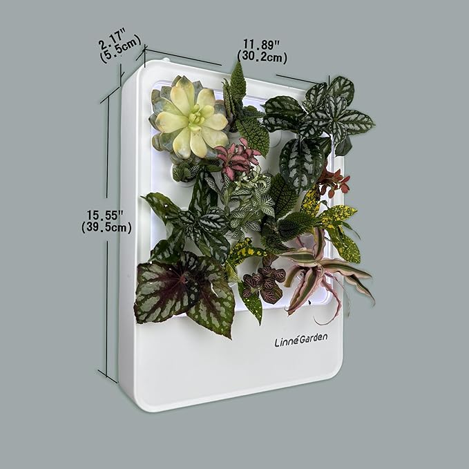 Indoor Garden Hydroponic System with LED Grow Light Indoor herb Garden, Indoor Garden Hydroponic System with LED Grow Light (White)