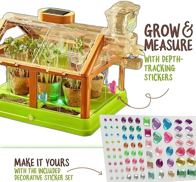 Terrarium kit for Kids,Kids Plant Growing Kit,Science STEM Toy & Craft Growing Kits for Ages 4-8 Birthday Easter Gifts for Boy, Girls 4, 5, 6, 7, 8, Year Old - Gardening Set Toys