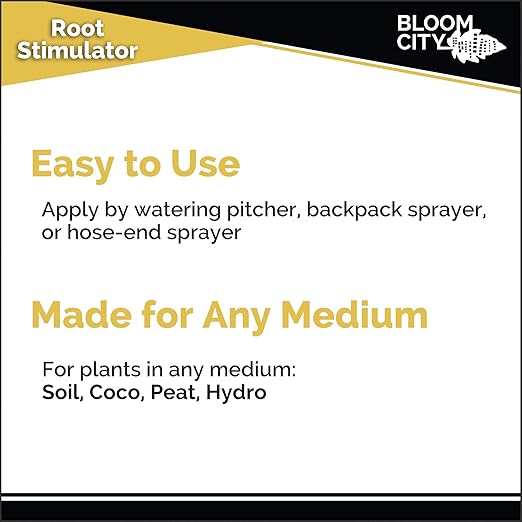 Organic Root Stimulant, Salmon and Kelp Formula, Rich with Microbes and Mycorrhizae by Bloom City, Quart (32 oz)