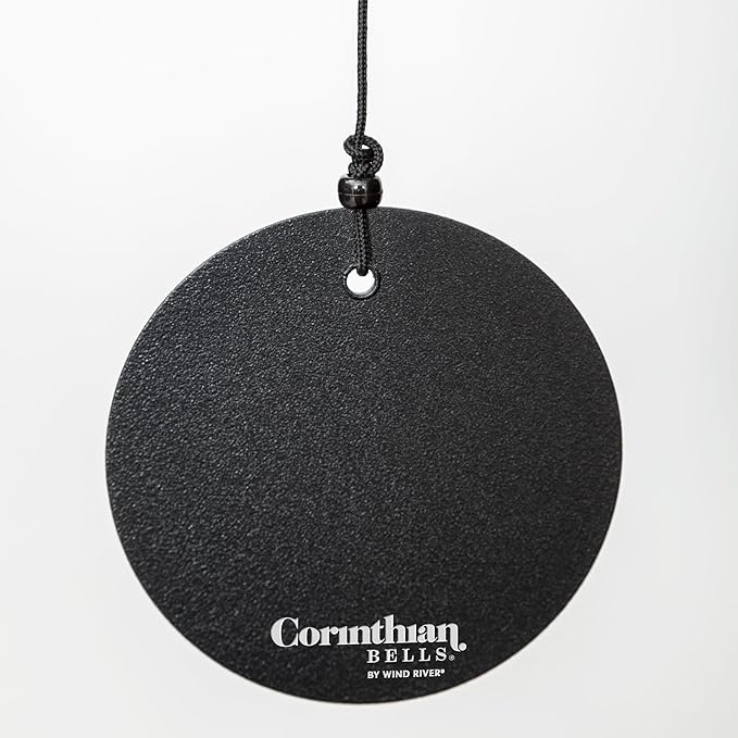 Corinthian Bells by Wind River - 27 inch Black Wind Chime for Patio, Backyard, Garden, and Outdoor Decor (Aluminum Chime) Made in The USA