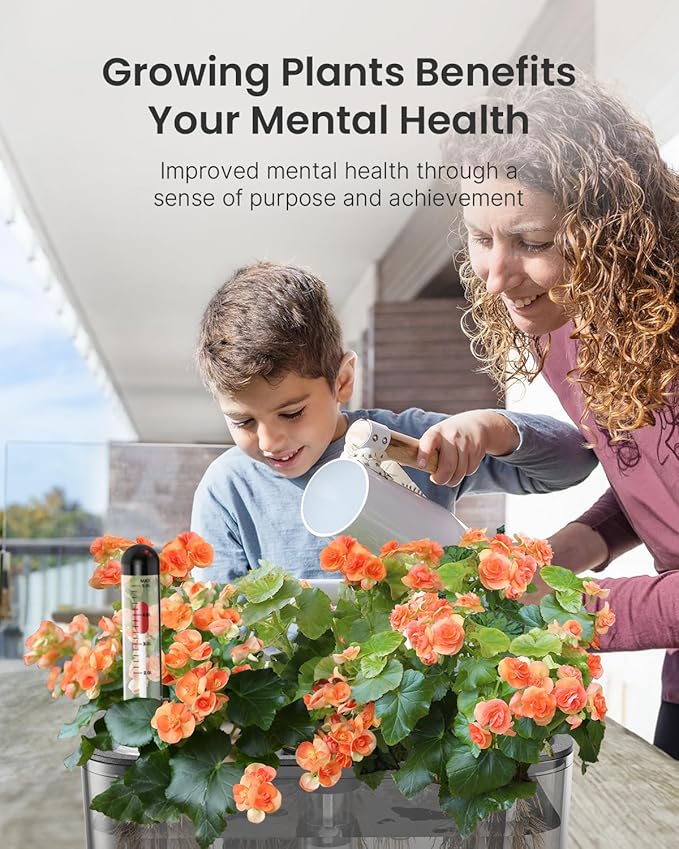 iDOO Hydroponics Growing System Kit 12 Pods, Christmas Gifts Gardening Gifts for Women Mom Dad Kids, Indoor Herb Garden with LED Grow Light for Home School, Indoor Plants Good for Mental Health