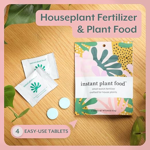 Instant Plant Care Bundle | Instant Plant Support + Instant Plant Food | Grow and Support Happy Houseplants and Indoor Planting Soil