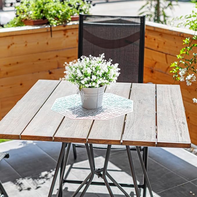 Artificial Flowers for Outside Artificial Faux Plants Flowers Outdoor Spring Decoration, Fake Eucalyptus Realistic UV Resistant for Planter Pot UV Resistant Realistic Outside Porch Patio Garden(White)